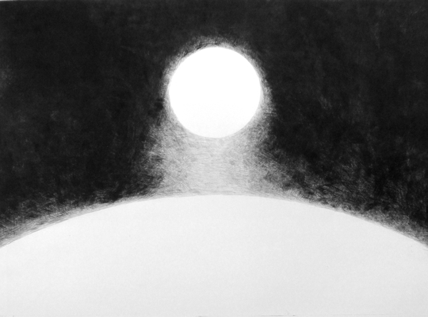 Ascendant, drypoint, watercolour, 24x28 inches edition of 5