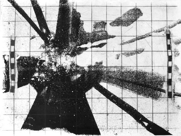 The Moment You've Been Waiting For, drypoint, silkscreen, chine colle, 12x18in. one of one on Stonehenge paper.
