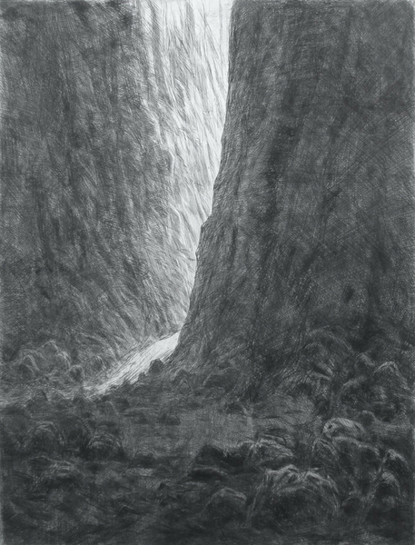 Kweishun, drypoint with watercolour, 18x24 inches edition of 5