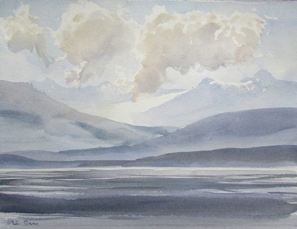Untitled View Of Mainland 250.00 unframed