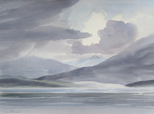 Clouds Above And Beyond The Mainland 250.00 unframed