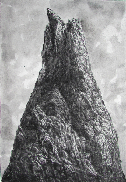 Rambler Junior, 8x12 inch drypoint intaglio print edition of 2